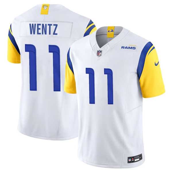 Men & Women & Youth Los Angeles Rams #11 Carson Wentz White 2023 F.U.S.E. Vapor Untouchable Limited Jersey